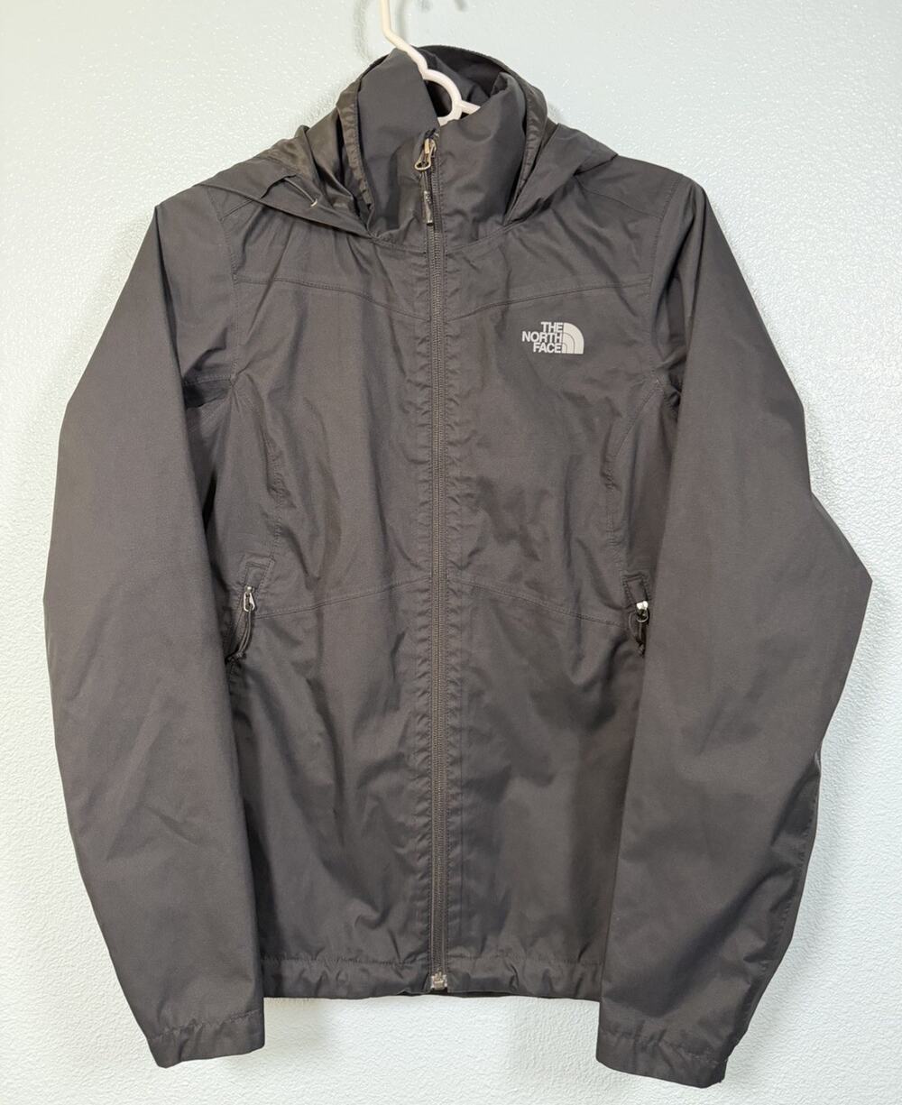 The North Face Women’s S Resolve Plus DryVent Black Hooded Rain Jacket